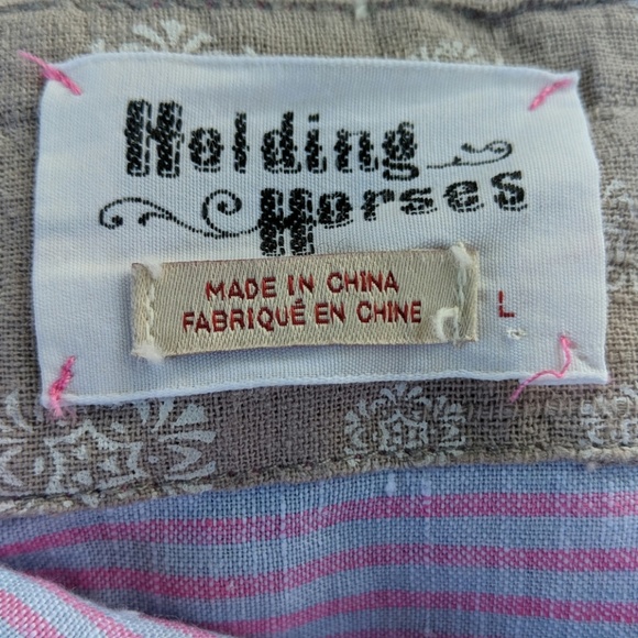 Anthropologie Holding Horses Ruffled Linen top - Picture 5 of 7